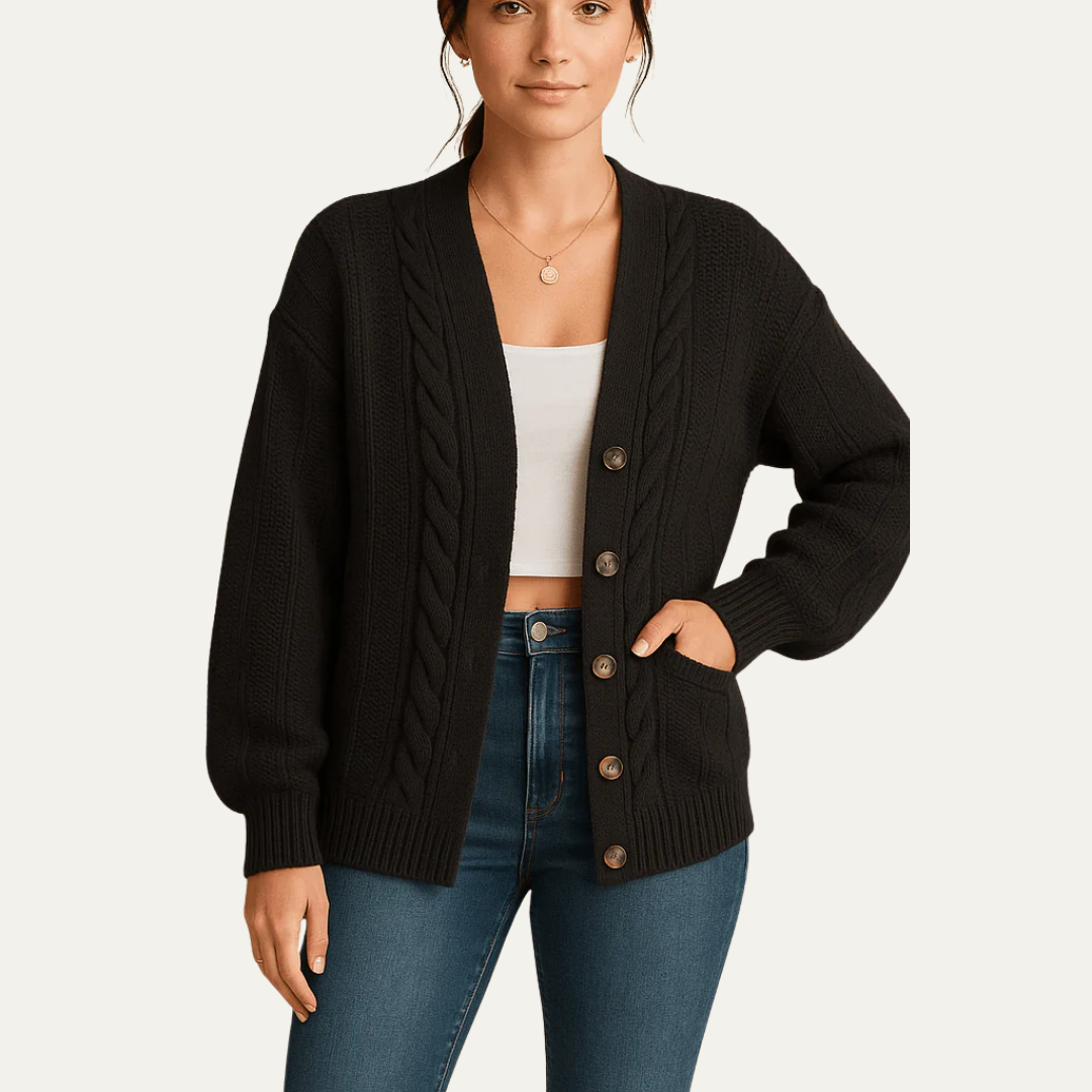 Women’s Cozy Cable Knit Cardigan