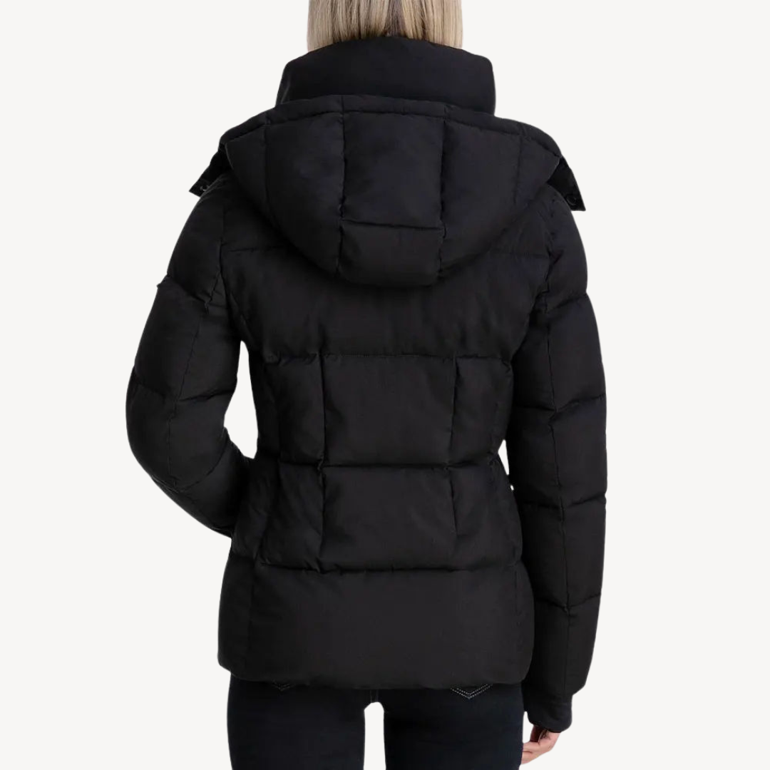 Women's Puffer Jacket with Zipper