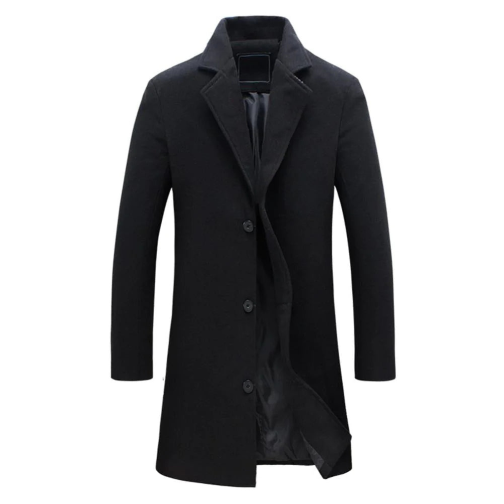 Men’s Classic Single Breasted Overcoat
