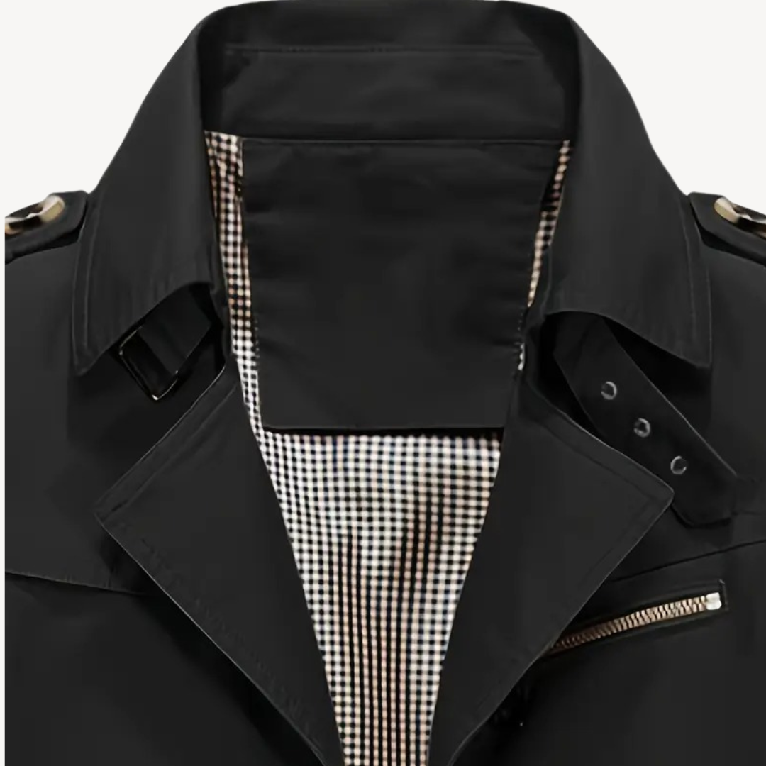 Men's Cotton Blend Trench Coat