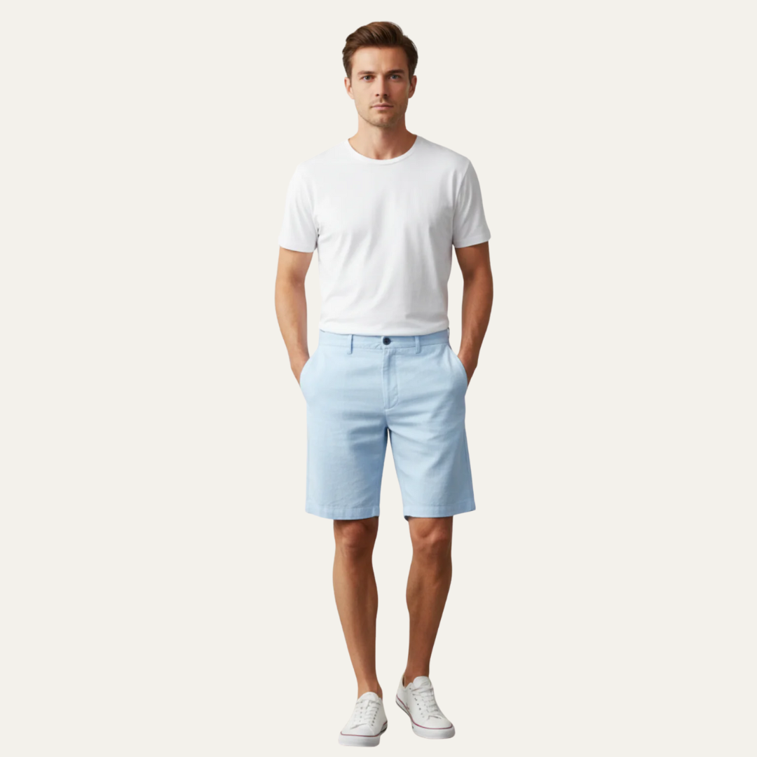 Men’s Tailored Flat Front Dress Shorts