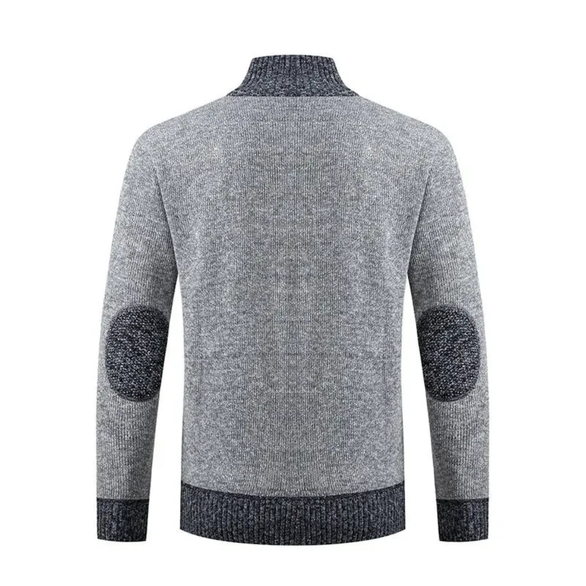 The Cirencester Men’s Thick Fleece Lined Zip Warm Knit Jacket