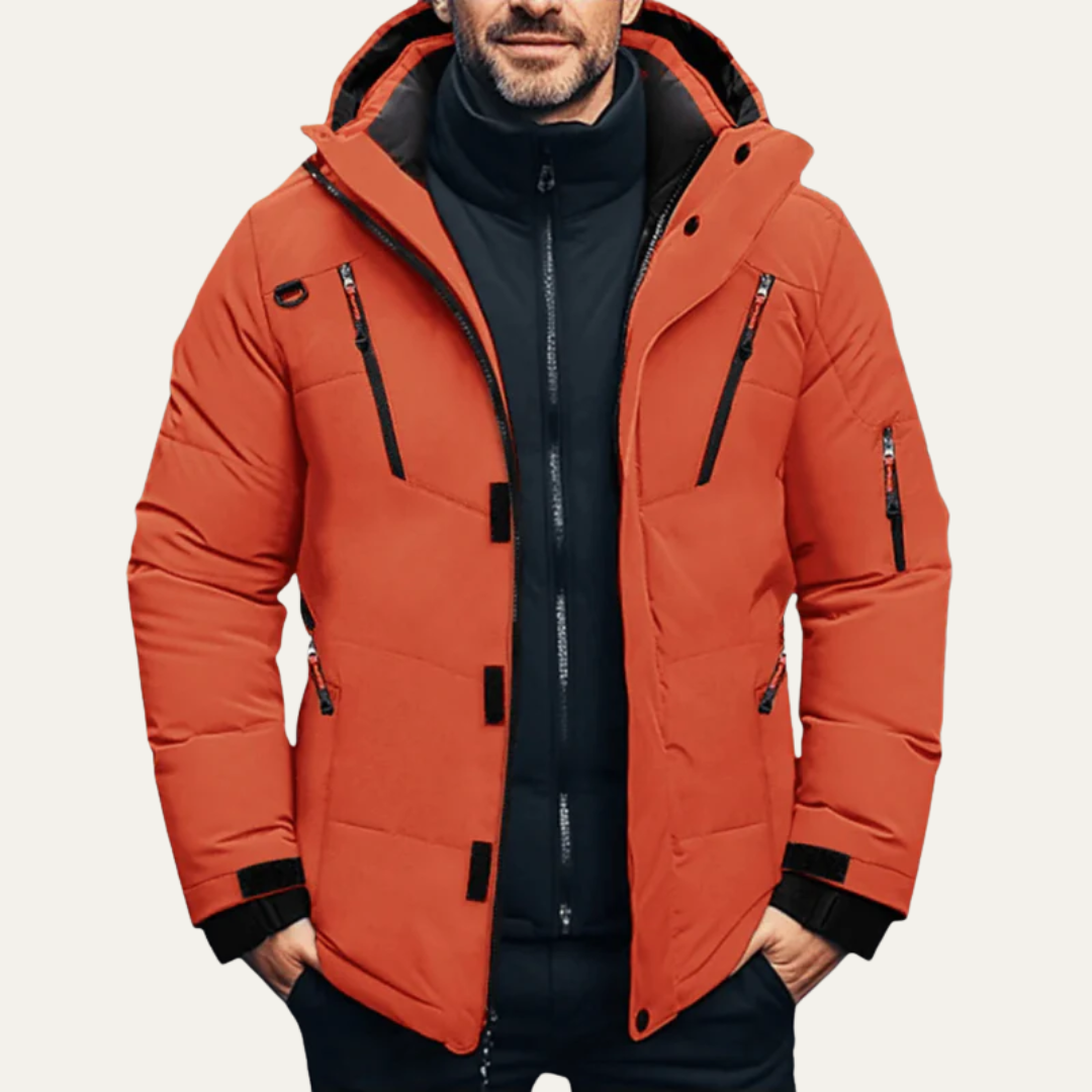 Men’s Multi Layer Quilted Winter Parka