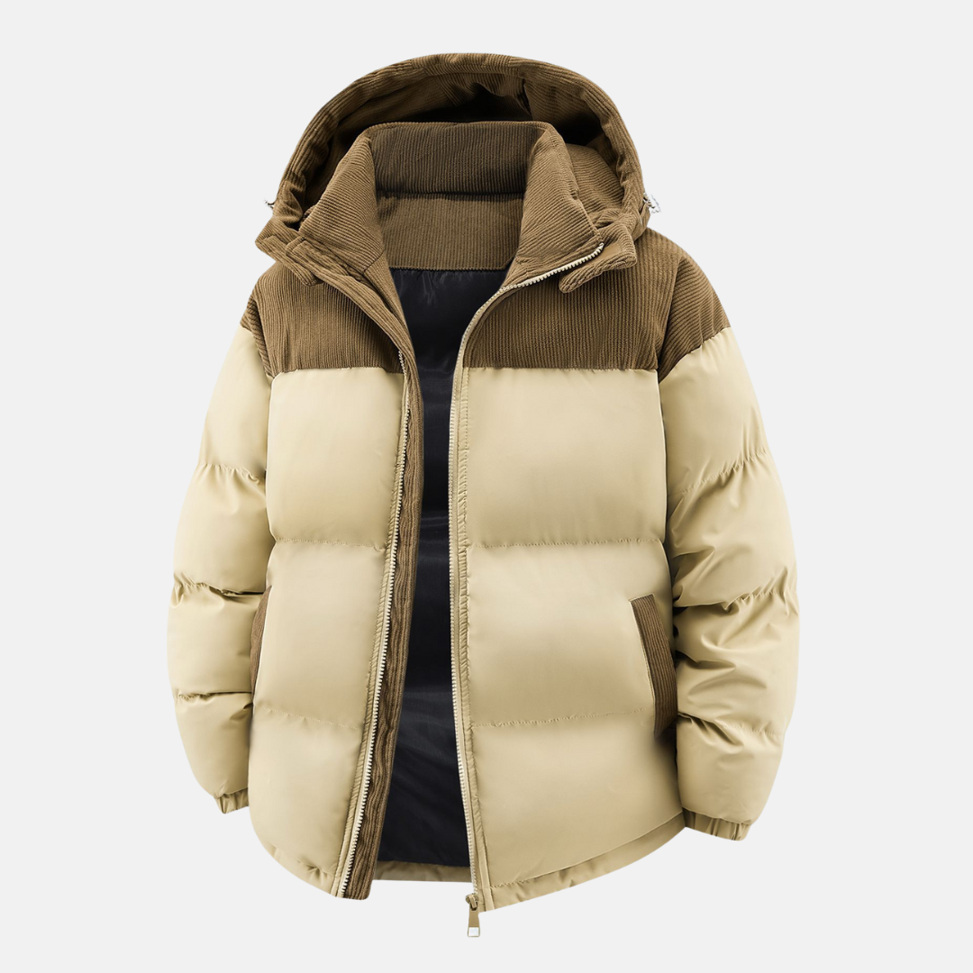 Ivy Puffer Jacket | Quilted Hooded Relaxed Fit Jacket