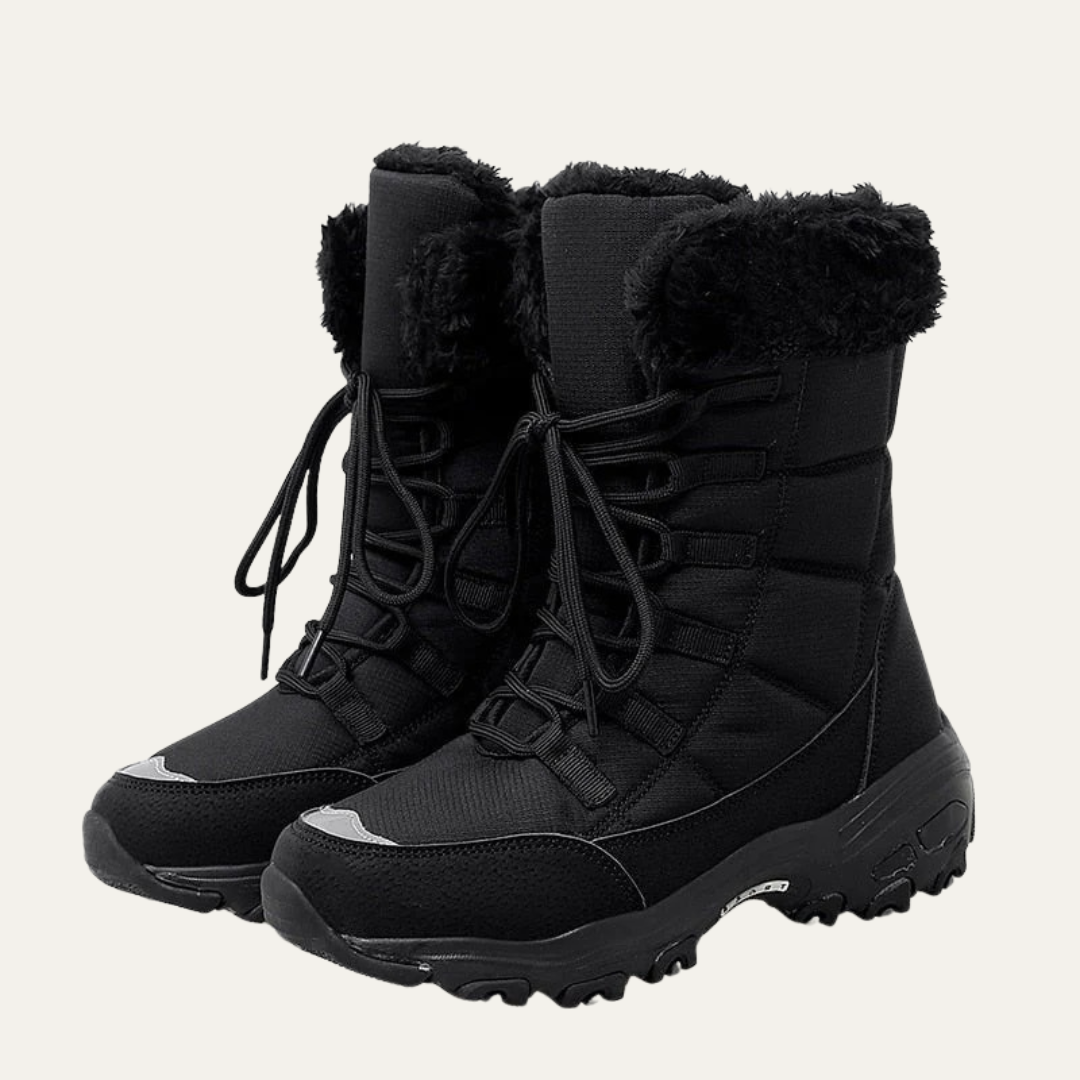 Women’s Insulated High Top Winter Boot with Faux Fur Collar