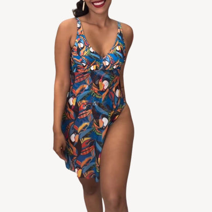 Bathing Suit One-Piece Swimdress Women
