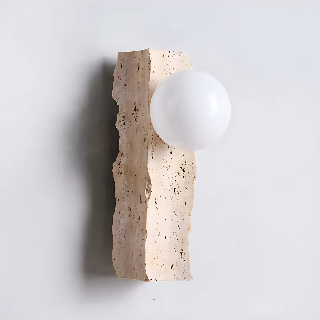 Natural Marble LED Wall Light Fixture
