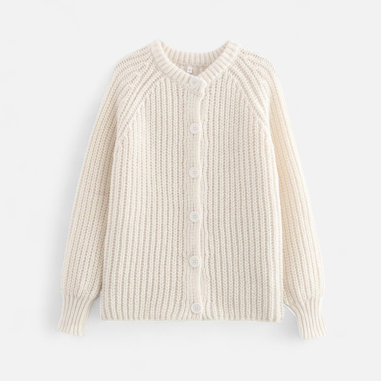 Women's knitted cardigan - vintage look with modern elegance