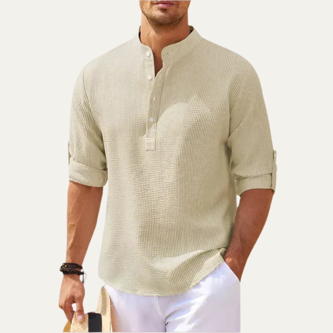 Men’s Textured Popover Shirt