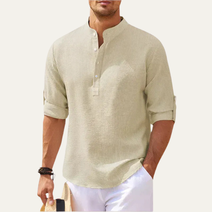 Men’s Textured Popover Shirt