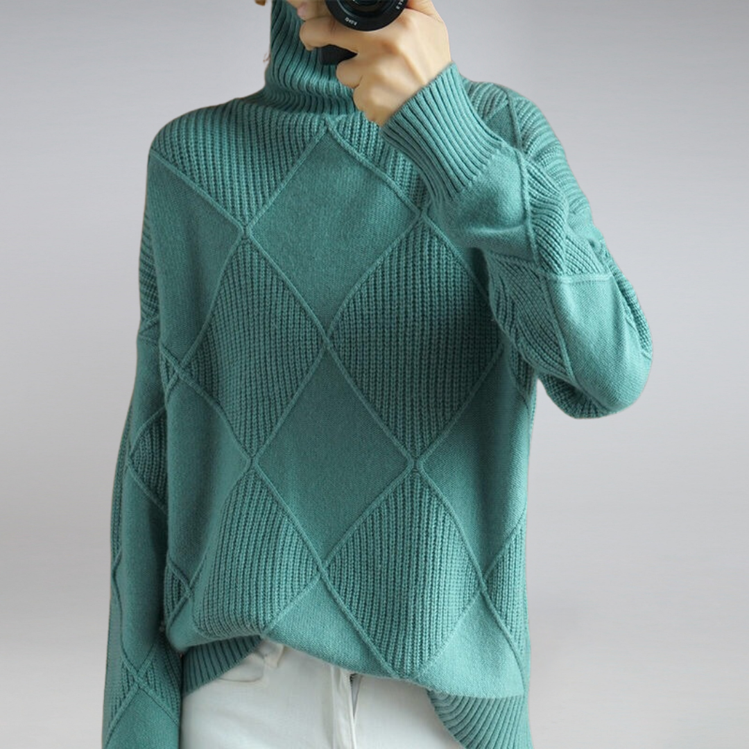 Sophie | Cozy Women's Cashmere Turtleneck for Winter