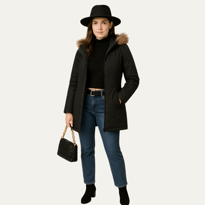 Women’s Faux Fur Hooded Parka