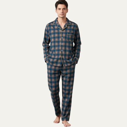 Men’s Classic Long Sleeve Pajama Set
