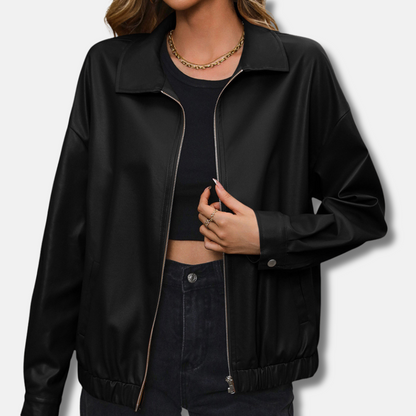 Bianca Bomber Jacket | Relaxed Fit Cropped Jacket