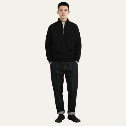 Men’s Soft Fleece Quarter Zip Sweater