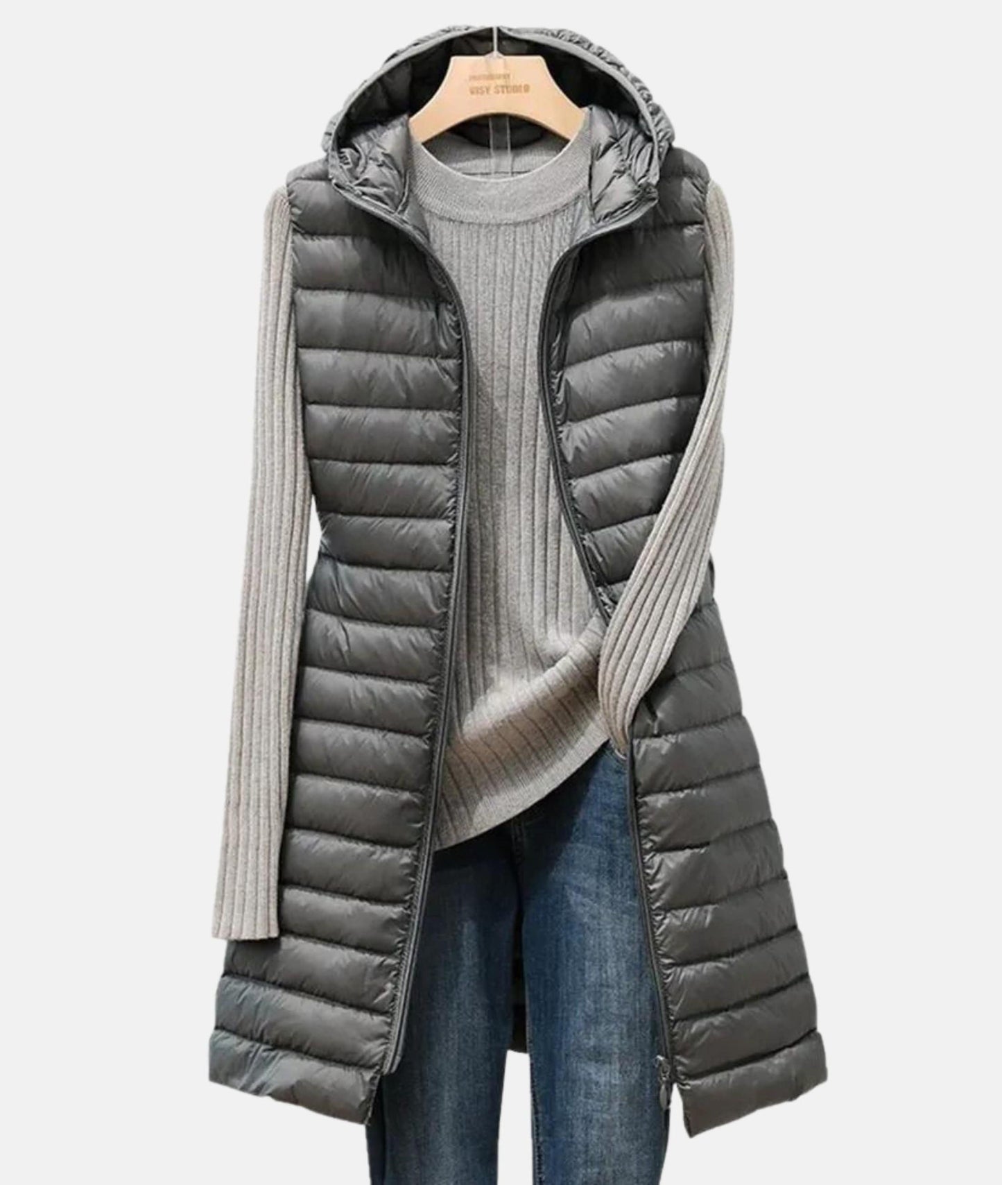 Classic Sleeveless Winter Coat