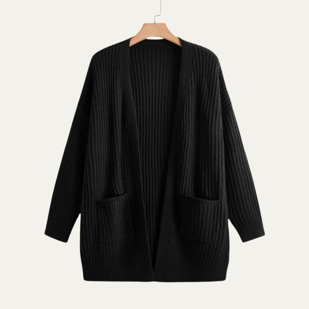 Women’s Longline Ribbed Cardigan