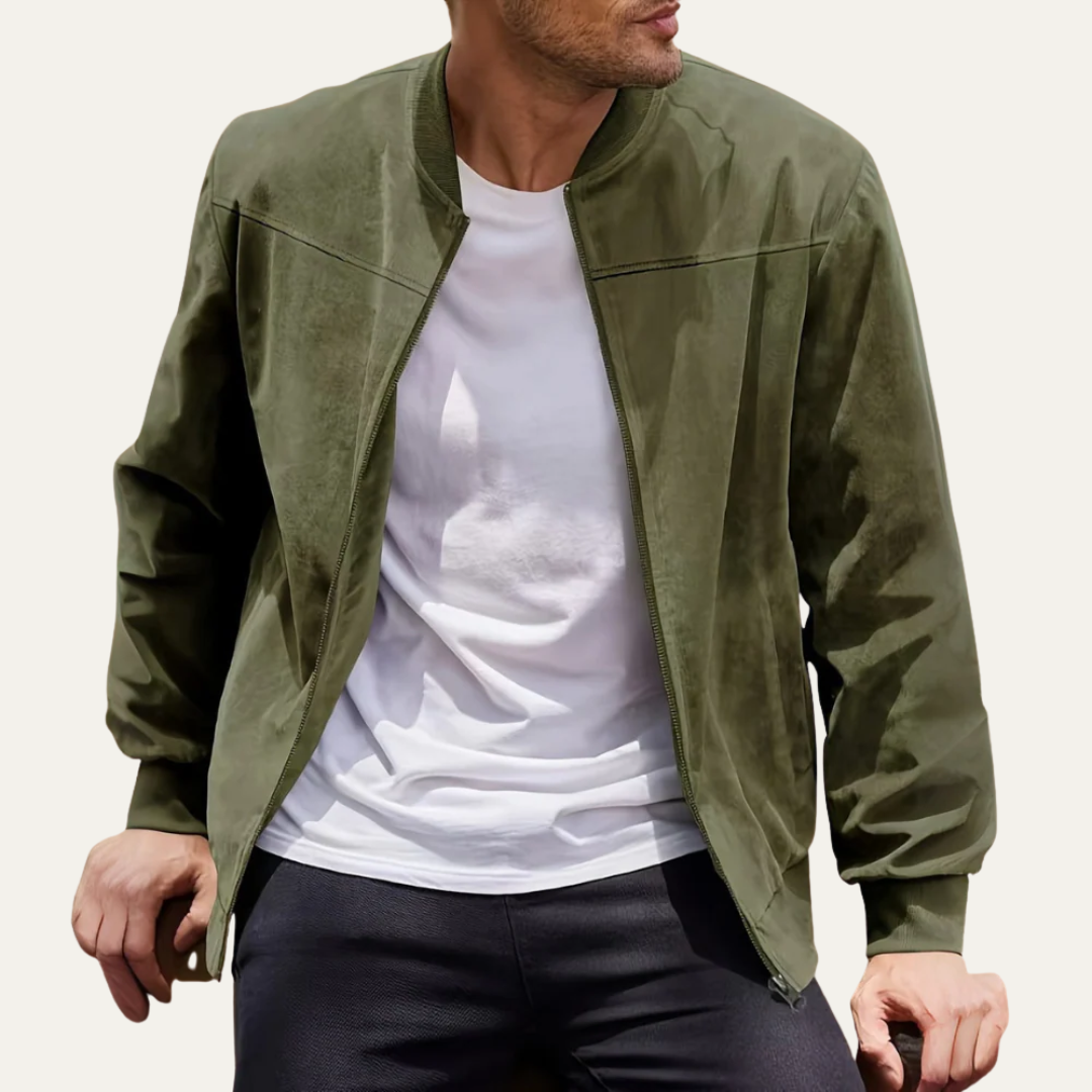 Men’s Lightweight Seam Detail Bomber Jacket