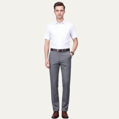 Men’s Tailored Straight Dress Trousers
