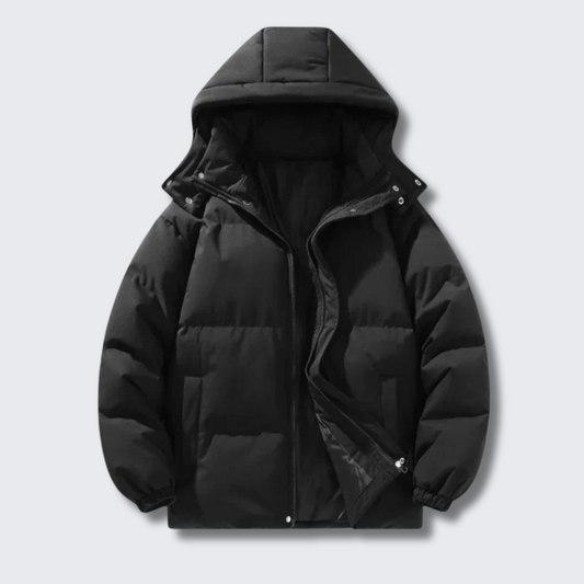 Ethan | Men’s Hooded Puffer Down Jacket Water-Repellent Parka