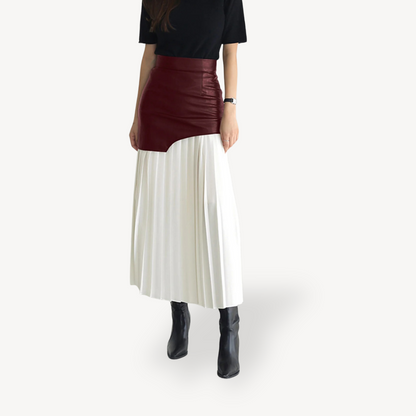Pleated Midi Skirt for Women