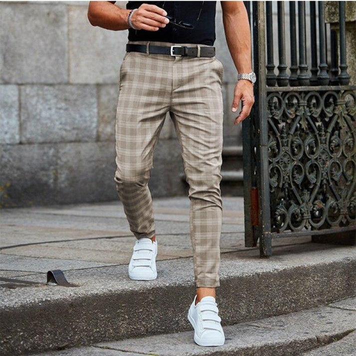 Men's stylish Lucas checked trousers
