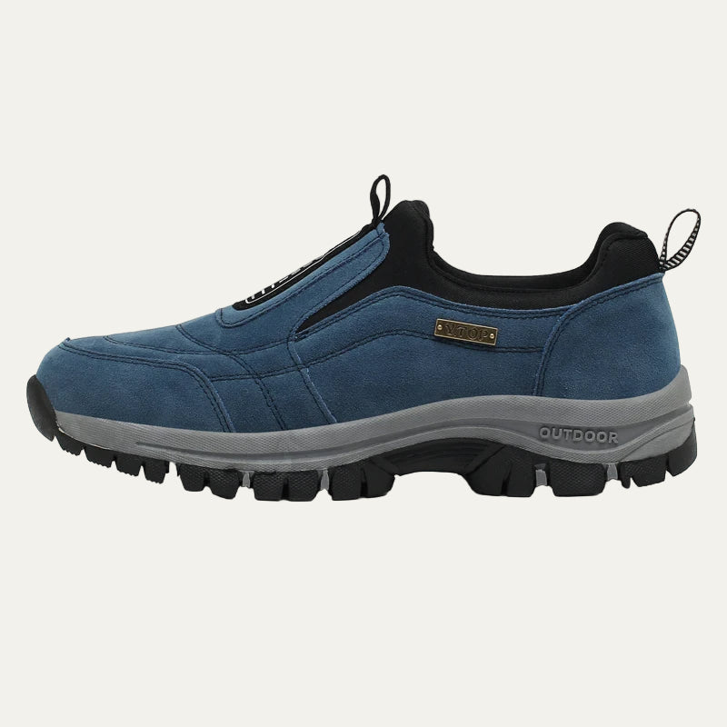 Men’s Rugged Slip On Suede Outdoor Hiking Shoes