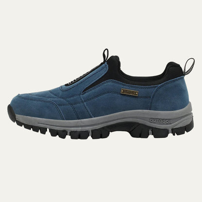 Men’s Rugged Slip On Suede Outdoor Hiking Shoes