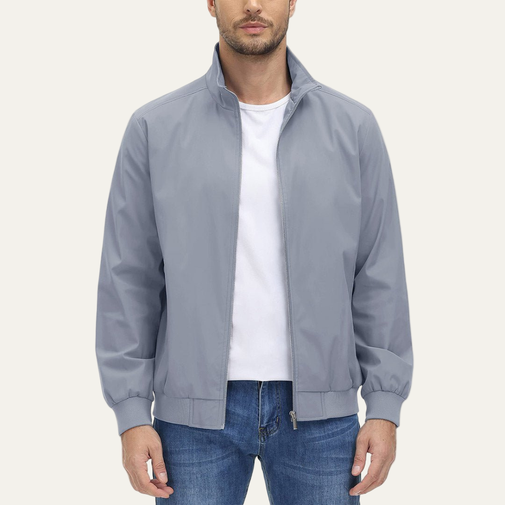 Men’s Relaxed Minimalist Harrington Jacket