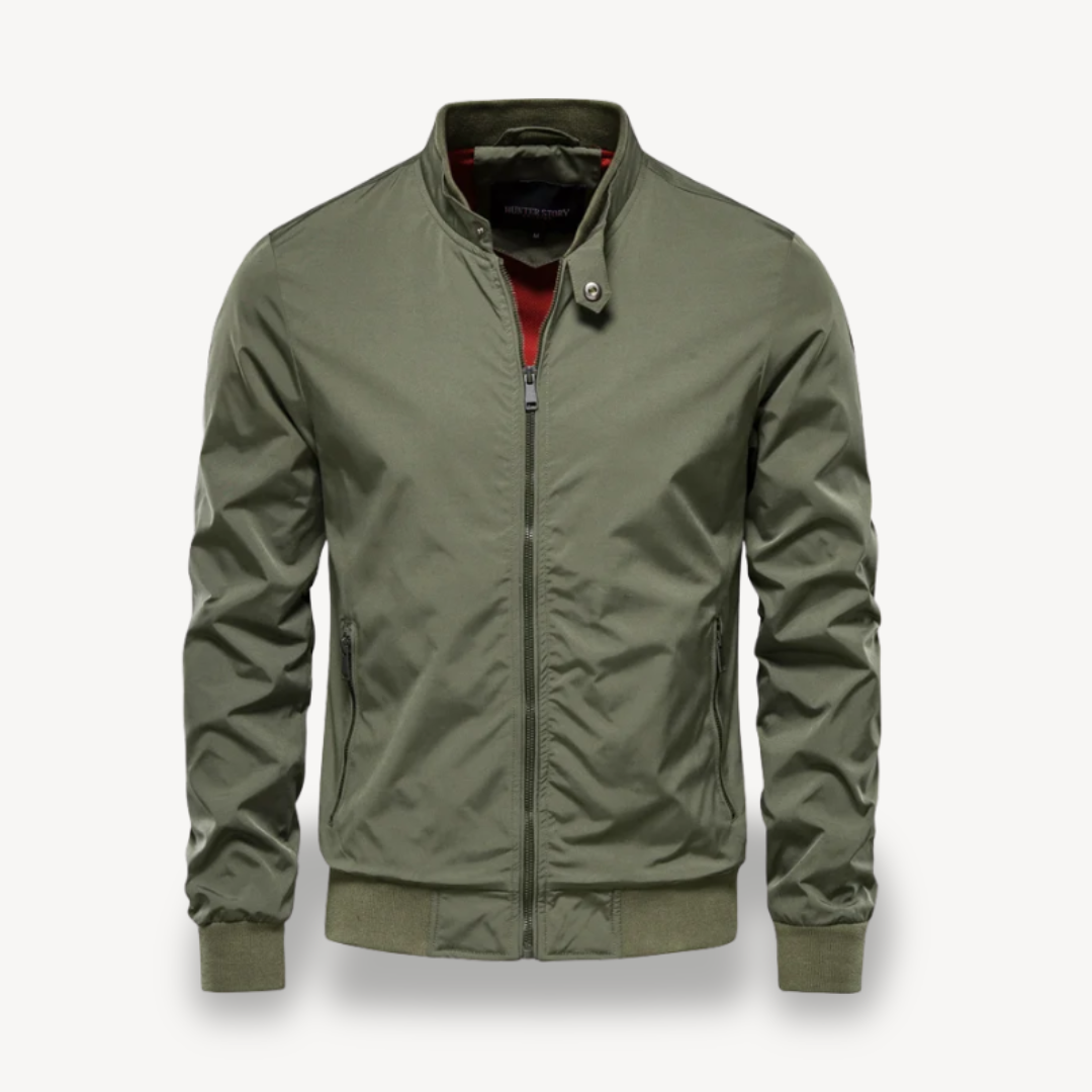 Men's Bomber Jacket Zip-Up Lightweight