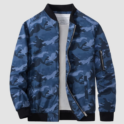 Men’s Classic Full Zipper Bomber Jacket