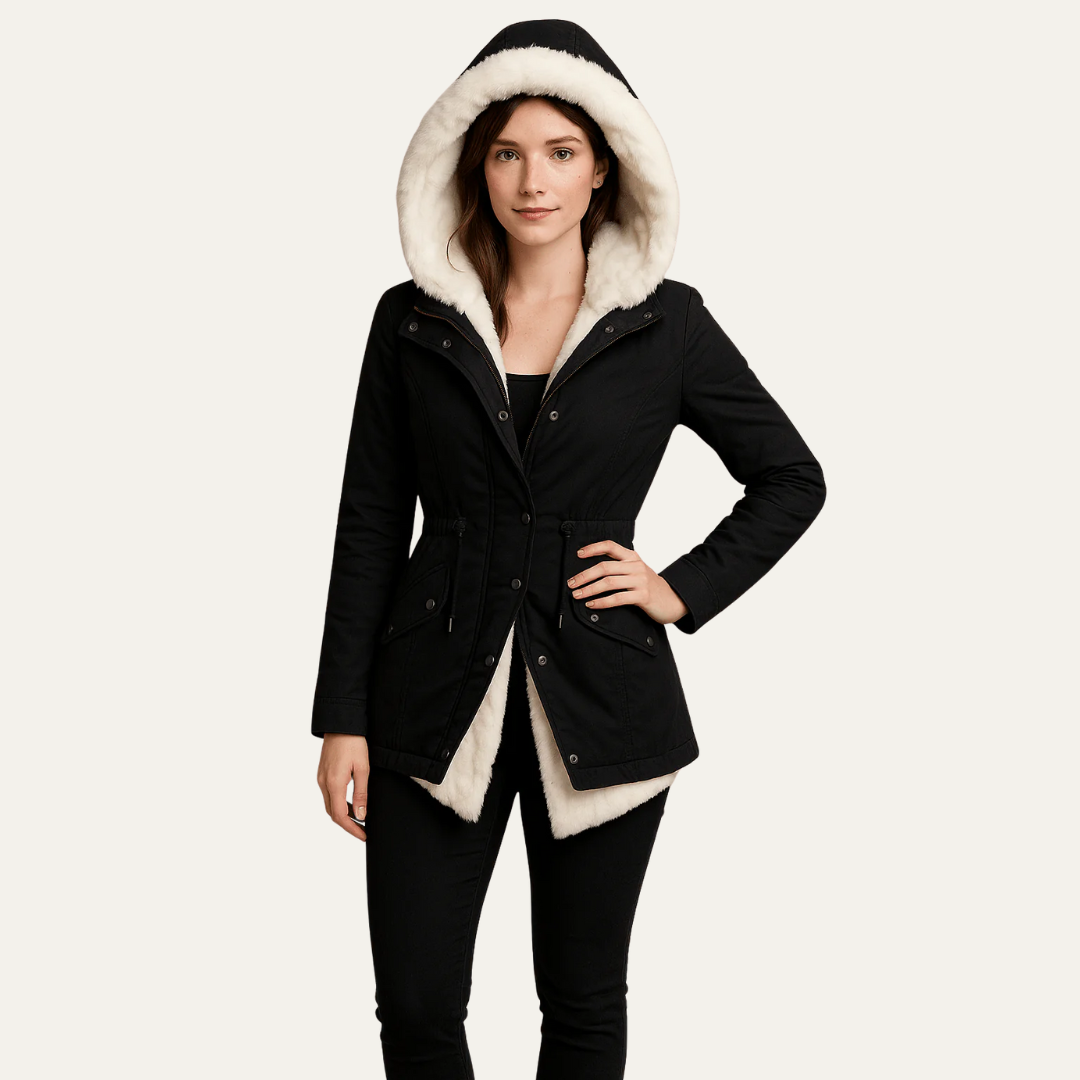 Women’s Fitted Faux-Fur Parka