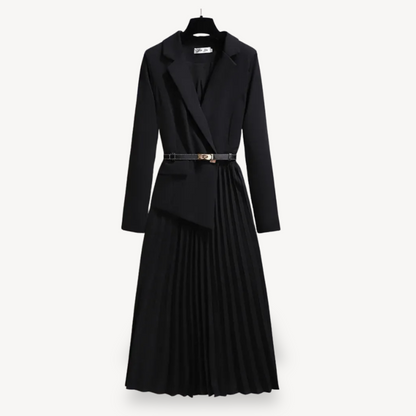 Women's Pleated Blazer Dress