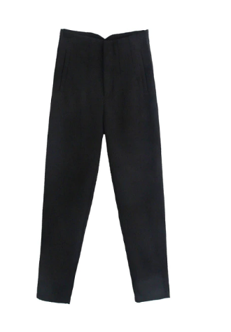 Classic Fit Women's High Waisted Work Trousers