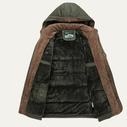 Men’s Heavy Fur Lined Winter Parka