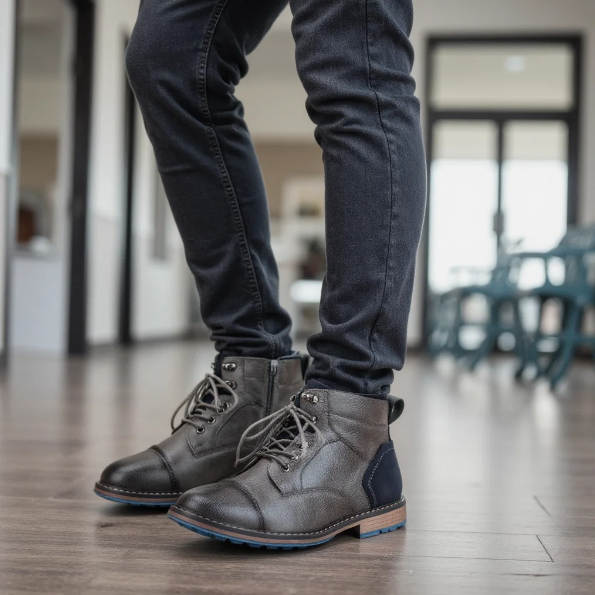 The Whitstable Men’s Casual Lace Up Leather Ankle Boots