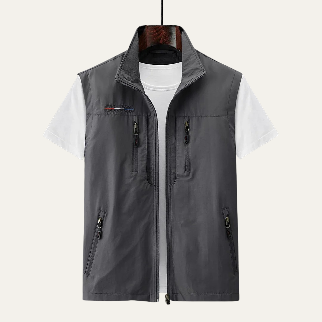 Men’s Lightweight Utility Zip Vest