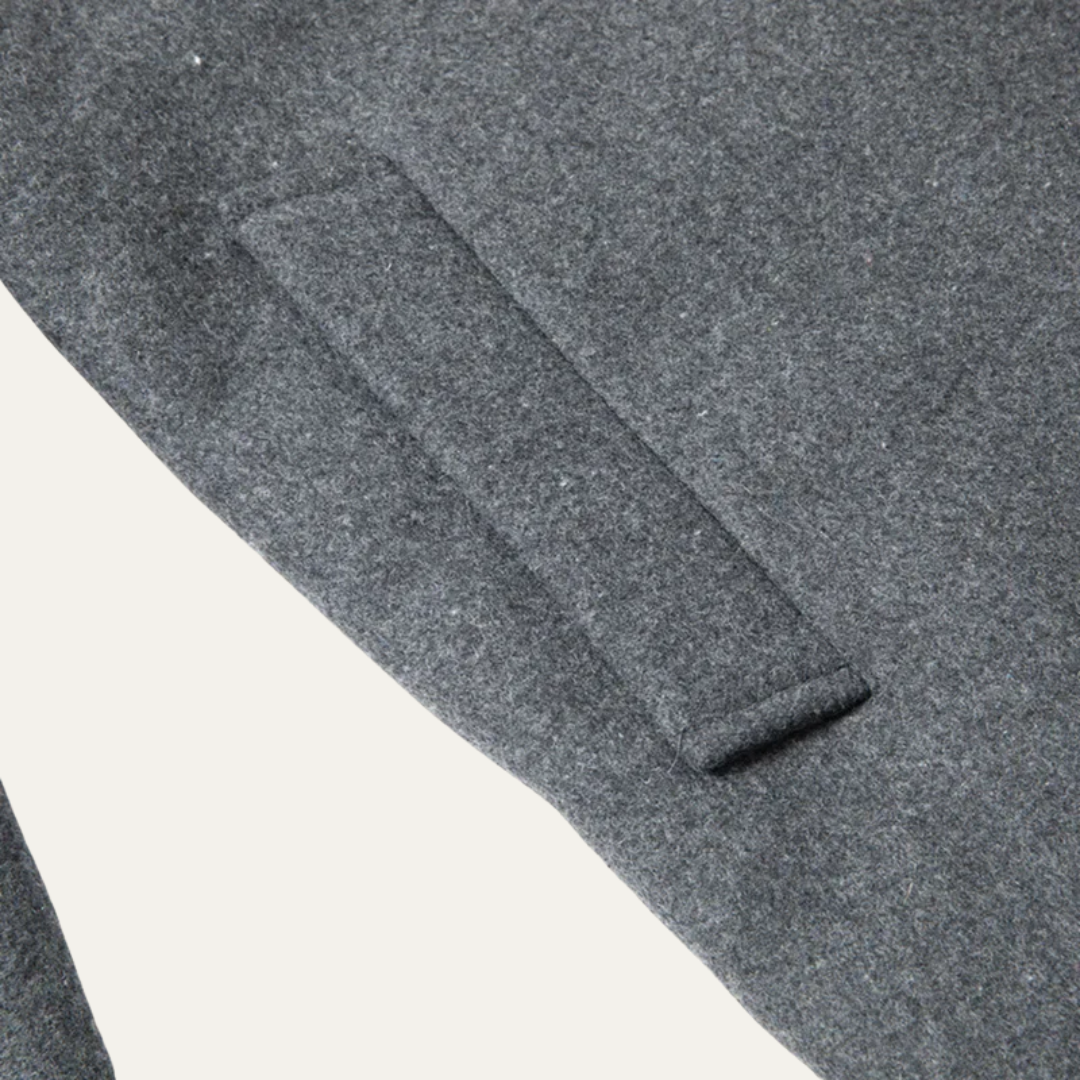 Men’s Sherpa-Lined Button Coat
