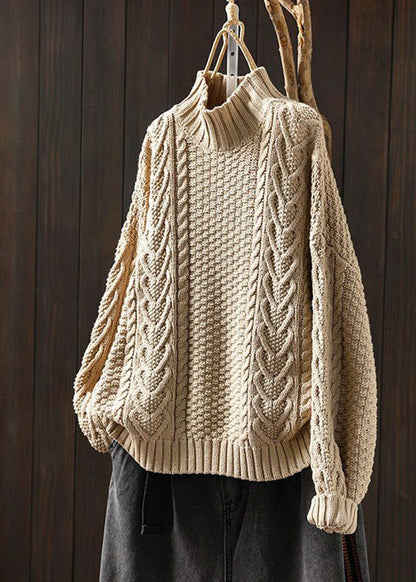 Comfy Oversized Cable Knit Winter Sweater
