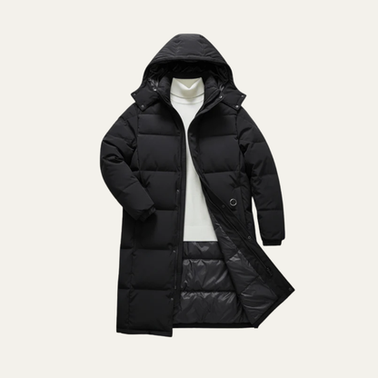 Men’s Extra-Long Quilted Puffer Parka