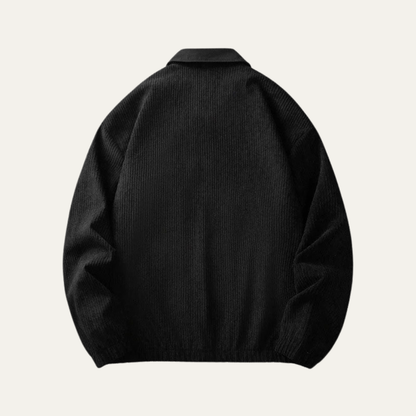 Men’s Oversized Textured Workwear Zip Jacket