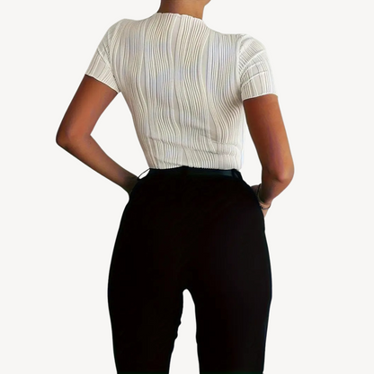 Ribbed Sculpting Top for Women