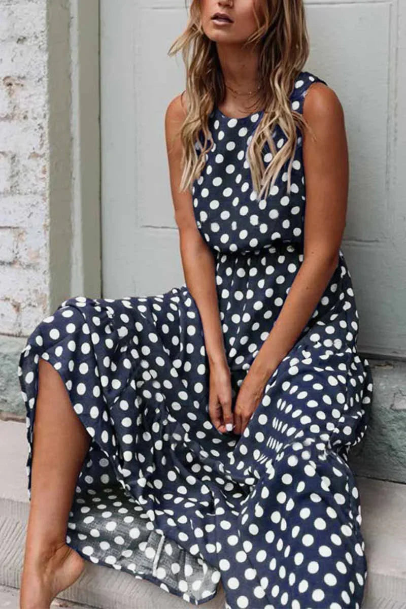 Loose Fit Floral Maxi Dress for Women