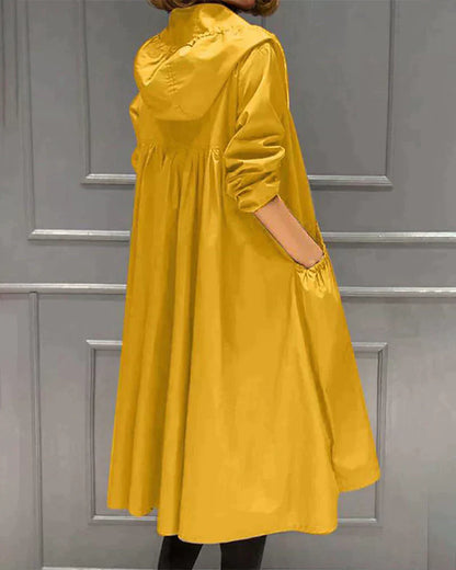 Slim Fit Women's Hoodie Coat