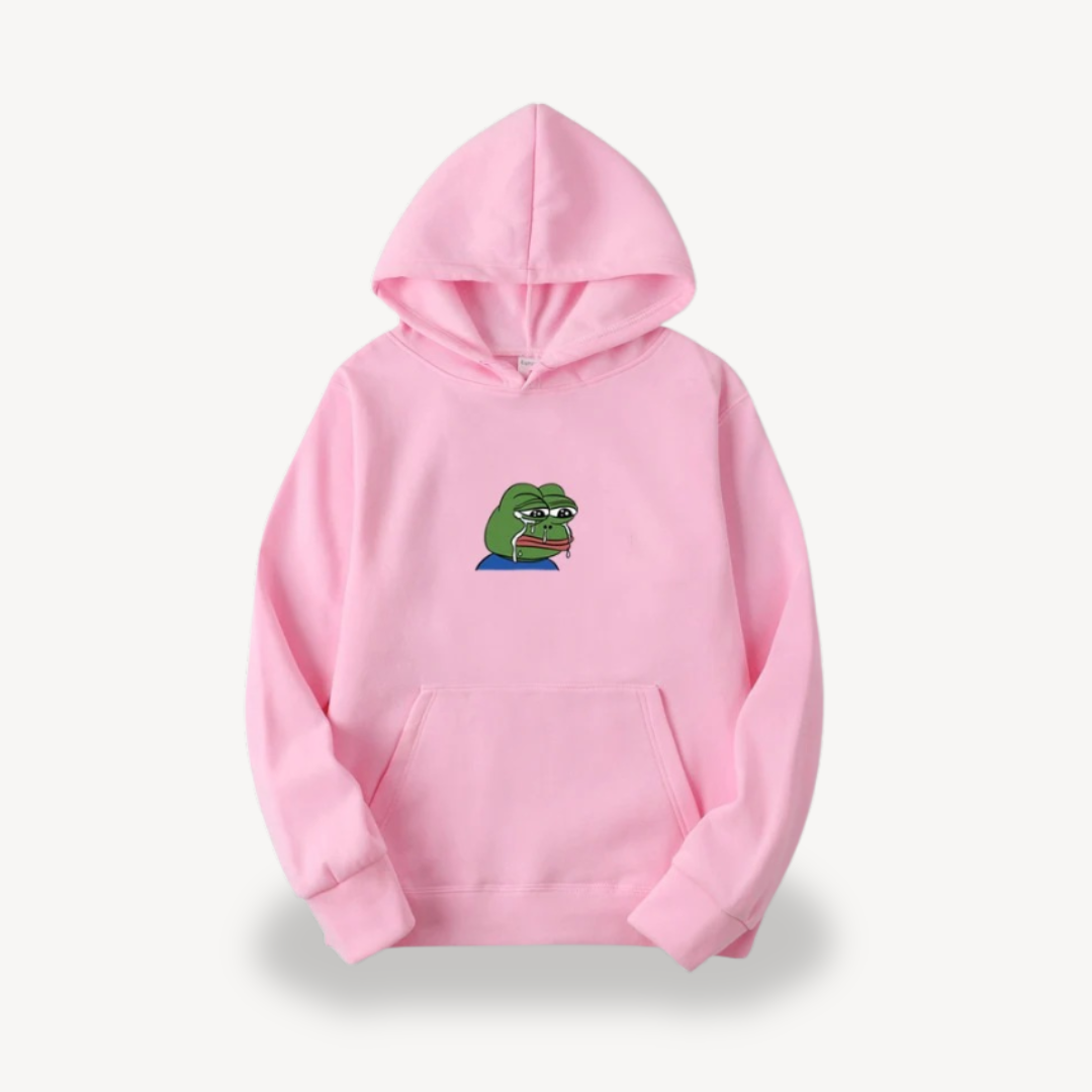 Pepe Frog Graphic Hoodie for Men
