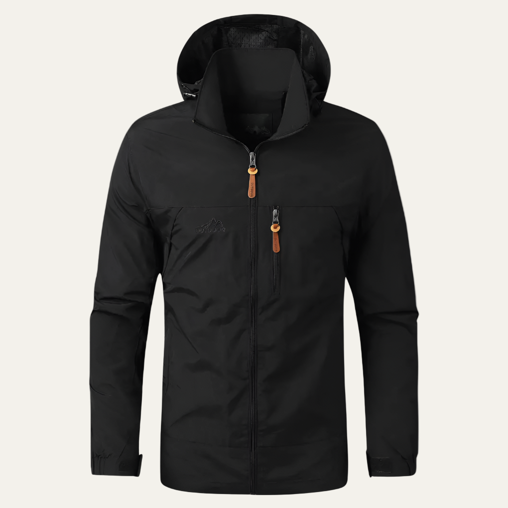 Men’s Tactical Waterproof Hooded Windbreaker