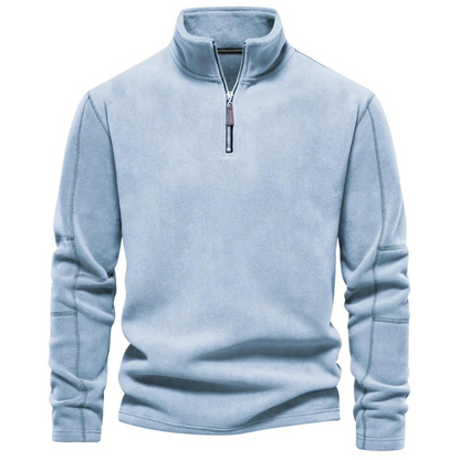 Men’s Quilted Funnel Neck Pullover