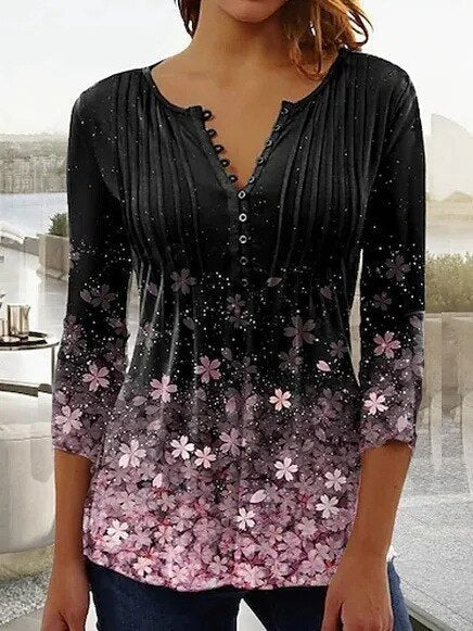 Ladies' Lightweight Comfortable Blouse with Fitted Style - BritishElegance