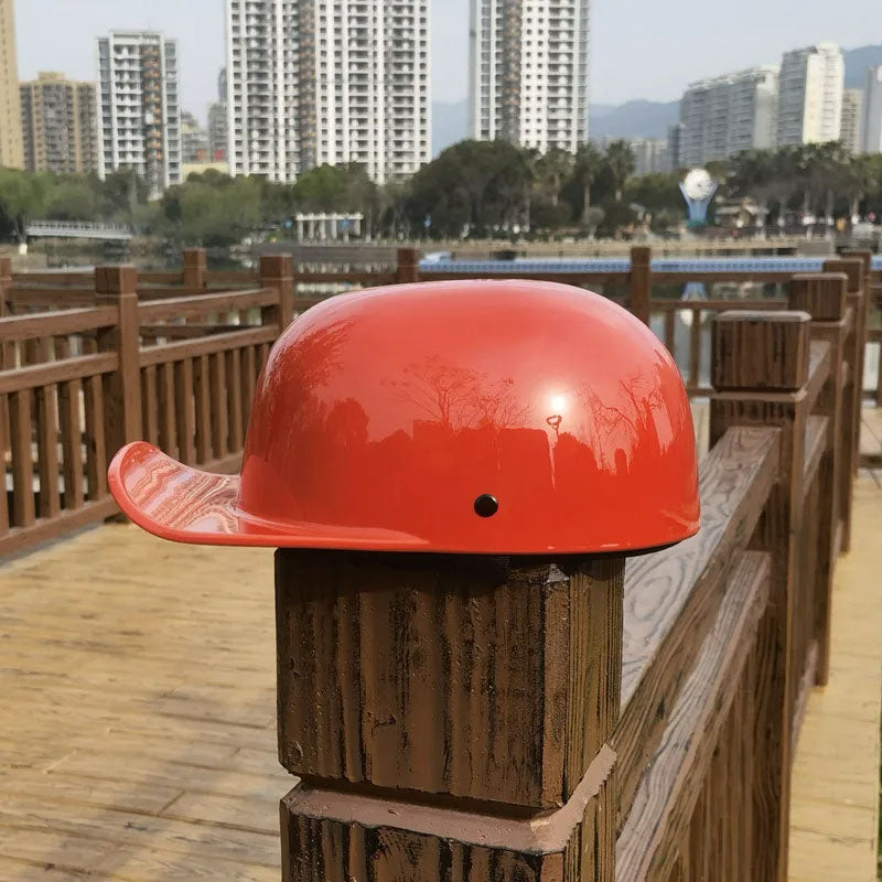 Classic DOT Baseball Cap Style Motorcycle Helmet