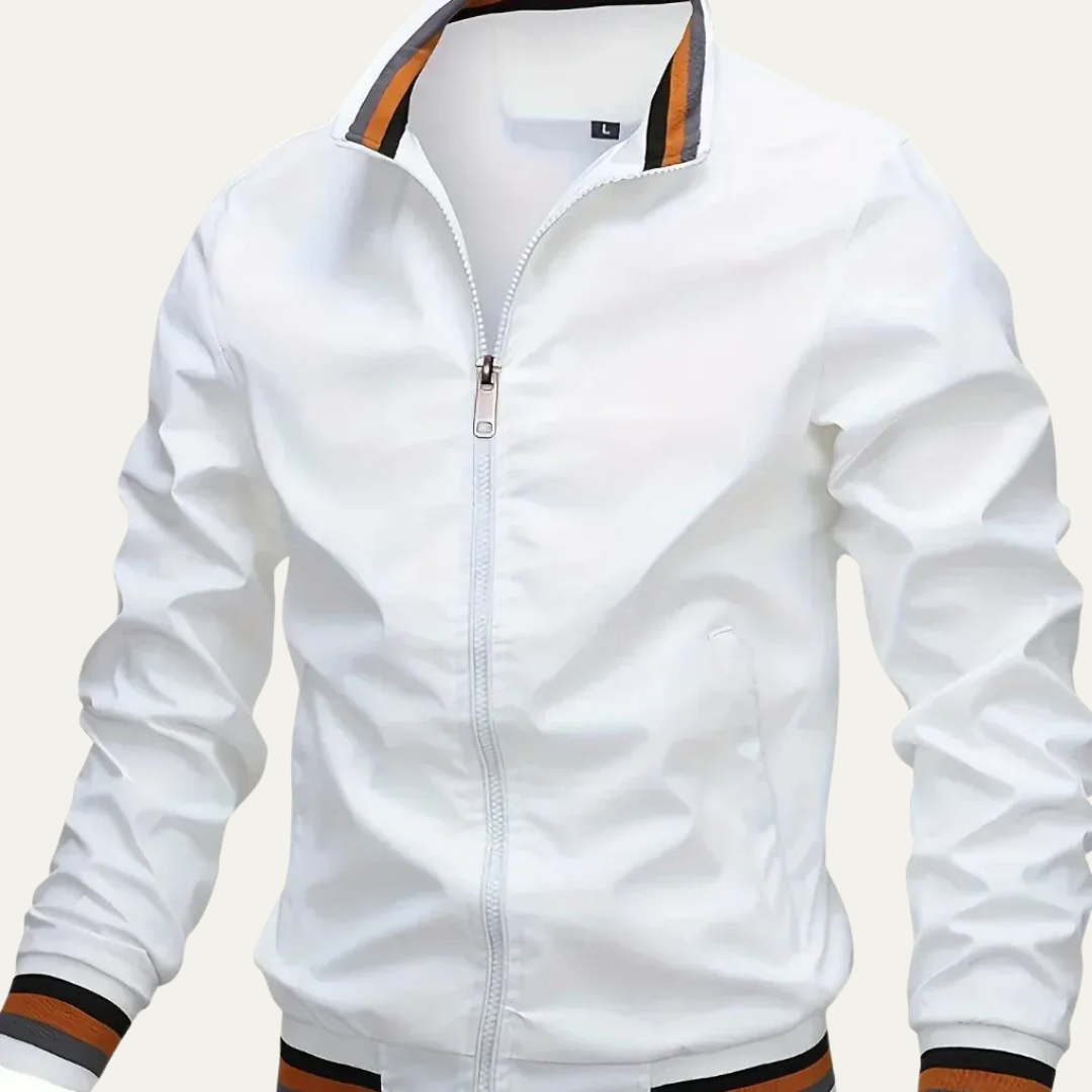 Men’s Oversized Stand Collar Outdoor Bomber Jacket